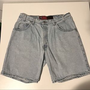 Levis Silvertab Baggy Loose 90s Vintage Jean Shorts 364 USA Skate Grunge 80s